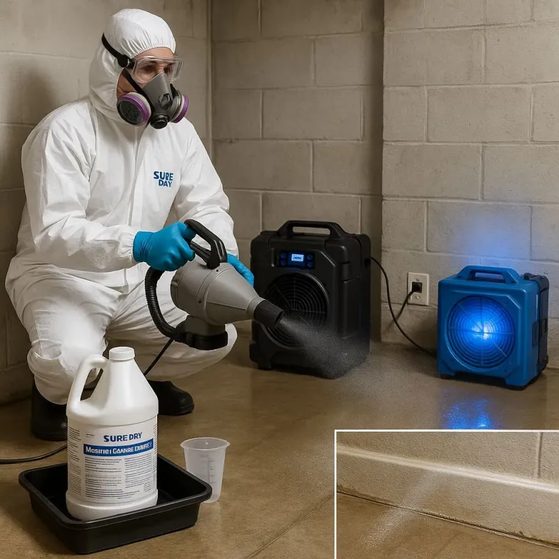 Sanitization and Odor Removal process in Howard City, MI