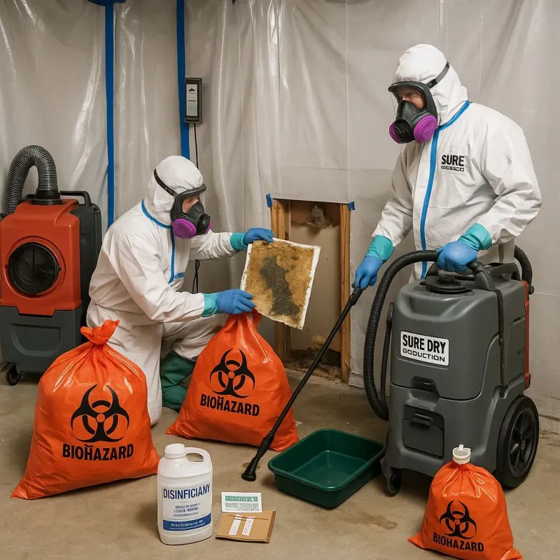 Contaminated Water Handling Protocols process in Howard City, MI